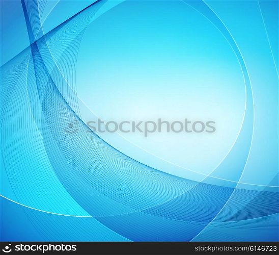 Abstract blue shiny vector template background. Abstract shiny blue vector template background. EPS 10