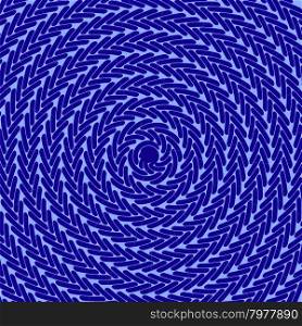 Abstract Blue Spiral Pattern. Blue Spiral Background. Abstract Blue Spiral Pattern