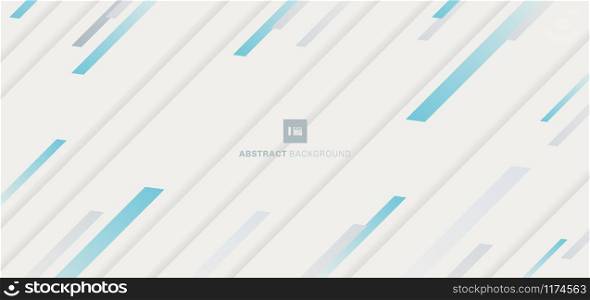 Abstract blue stripe diagonal pattern on white background. Vector illustration