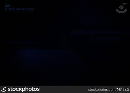 Abstract blue tech square overlap technology of dark background. Use for presentation, annual report, template design, artwork. illustration vector eps10