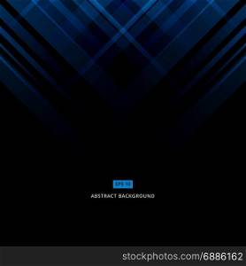 Abstract blue technology design. Vector corporate geometric lines background with copy space, Vector illustration