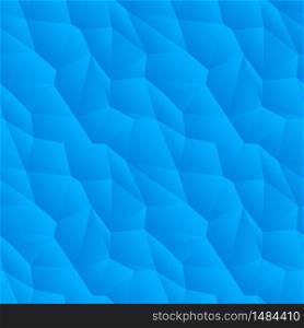 Abstract blue triangulated seamless pattern. Abstract blue triangulated pattern