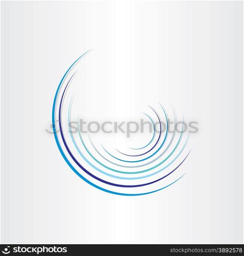 abstract blue water wave background design
