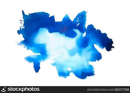abstract blue watercolor texture background