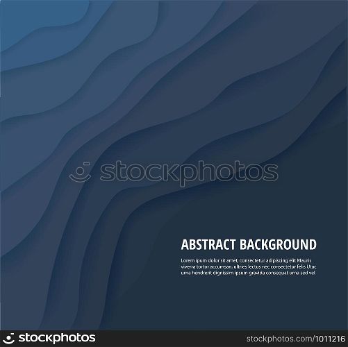 abstract blue wave background and space for write vector eps10