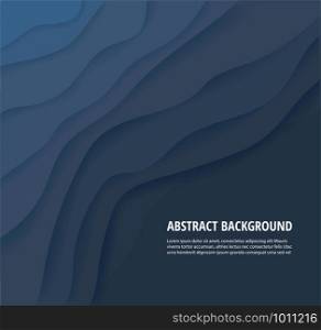 abstract blue wave background and space for write vector eps10
