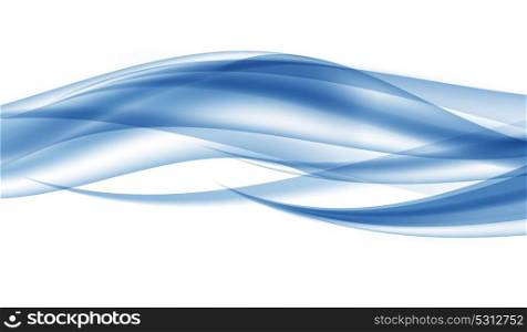 Abstract Blue Wave Set on Transparent Background. Vector Illustration. EPS10. Abstract Blue Wave Set on Transparent Background. Vector Illust