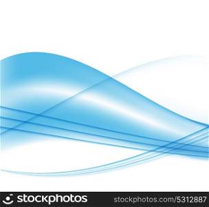 Abstract Blue Wave Set on Transparent Background. Vector Illustration. EPS10. Abstract Blue Wave Set on Transparent Background. Vector Illust