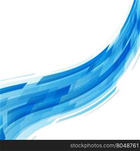 Abstract blue wave technology background, stock vector