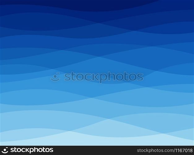 Abstract blue wave. Water waves, flowing wavy lines, dynamic sea elements, ocean or river wallpaper design. Vector colorful curve aqua shape background. Abstract blue wave. Water waves, flowing wavy lines, dynamic sea elements, ocean or river wallpaper design. Vector background