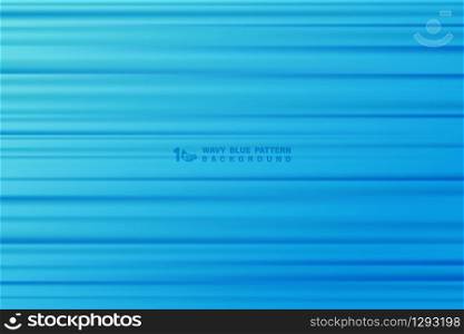 Abstract blue wavy stripe line pattern artwork background. Decorate for ad, poster, artwork, template design, print. illustration vector eps10