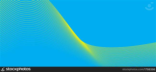 Abstract blue Yellow gradient background Ecology concept for your graphic design,