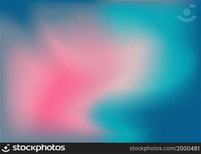 Abstract blur fluid shapes wave pattern, blurry wavy trendy background. Retro gradient texture graphic design vector Template Copy space Poster Layout Flyer Banner Cover Blue pink light pastel colors