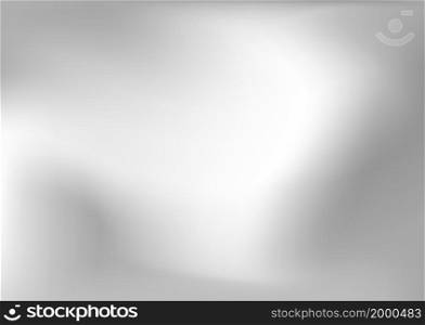 Abstract blur fluid shapes wave pattern, blurry wavy trendy background. Retro gradient texture graphic design vector Template Copy space Poster Layout Flyer Banner Cover White grey monochrome colors
