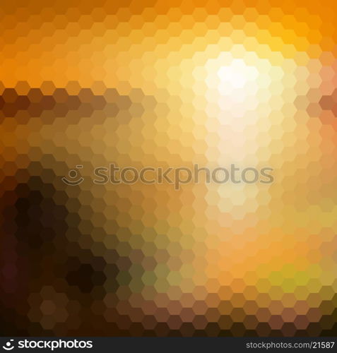 Abstract blurred background, abstract modern hexagonal template vector.