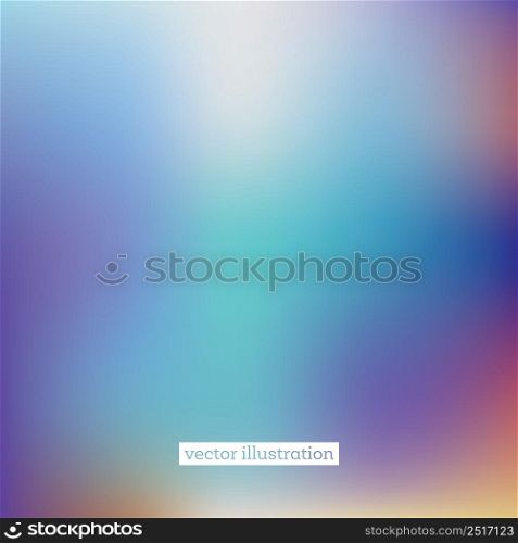 Abstract Blurred Background in Bright Colors. Vector Illustration.