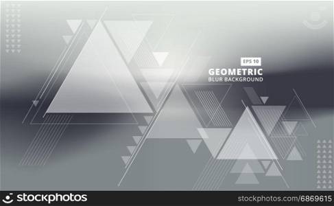 Abstract blurred background with geometric triangles composition. Triangle pattern with lines. For cover book, brochure, flyer, poster, magazine, cd cover design, t-shirt