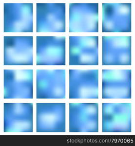 Abstract blurred backgrounds.. Set of abstract backgrounds blurred. Vector illustration.