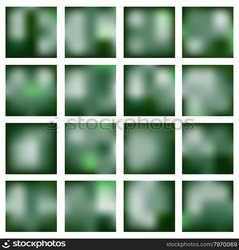 Abstract blurred backgrounds.. Set of abstract backgrounds blurred. Vector illustration.