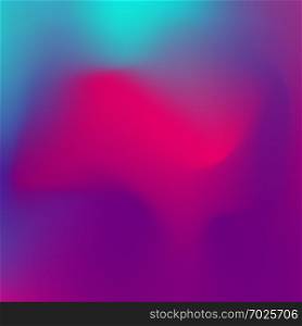Abstract blurred gradient background with trendy vibrint color pink, purple, and blue colors. Vector illustration