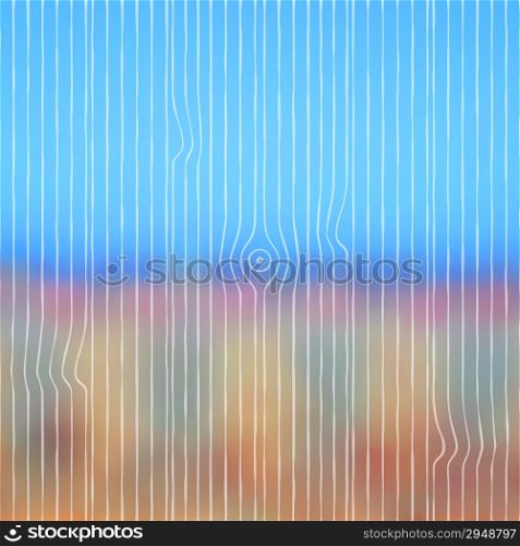 Abstract blurred landscape background with styled wooden texture