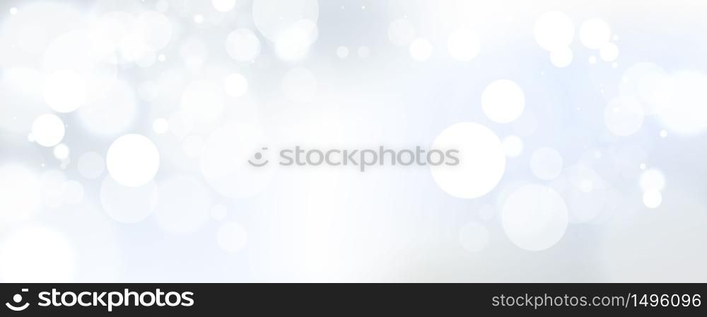 abstract blurred light element that can be used for cover decoration bokeh background with blue color