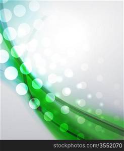 Abstract blurred light wave background