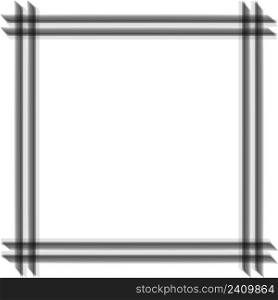 Abstract blurred no focus photo frame vector square frame no focus