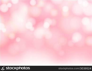 Abstract blurred soft focus bokeh of bright pink color background. copy space. Vector illustration. Abstract blurred soft focus bokeh of bright pink color backgroun