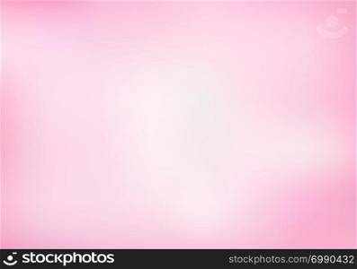 Abstract blurred soft focus bright pink color background. Valentines day card, Wedding card. Vector illustration