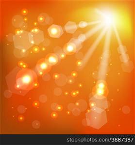 Abstract Blurred Spring Background for Your Design.. Abstract Sun Background