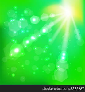 Abstract Blurred Sun Background for Your Design. Sun Background