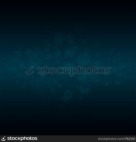 Abstract bokeh background. Vector illustration. Water drops. Dust. Bubbles.