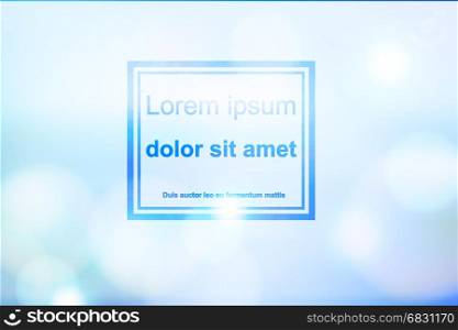 abstract bokeh blue and light effect background,vector