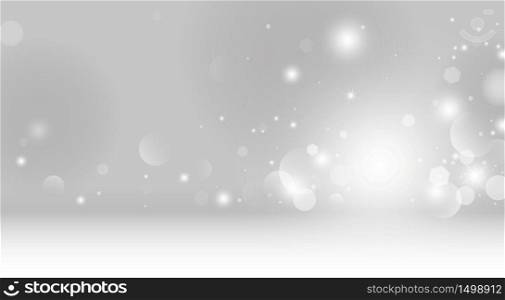 Abstract bokeh lights background vector illustration