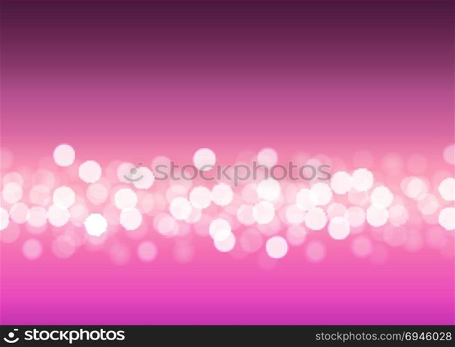 Abstract bokeh lights on pink background. Abstract bokeh lights on the pink background, vector illustration