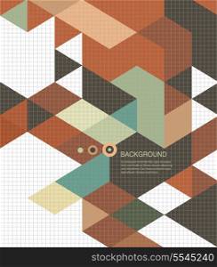 Abstract Book cover Background design/retro mosaic brochure