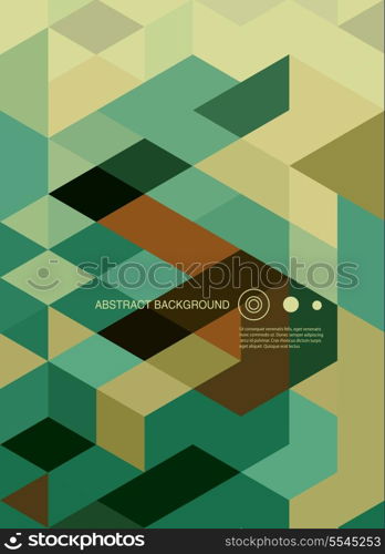 Abstract Book cover Background design/retro mosaic brochure