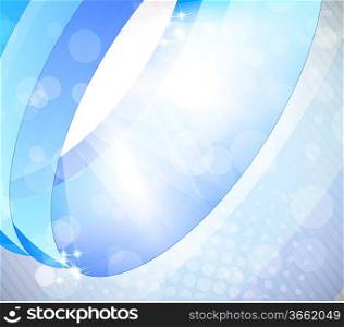 Abstract bright background in blue color
