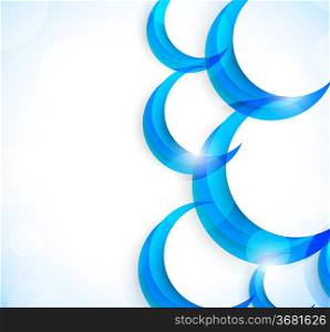 Abstract bright background with circles