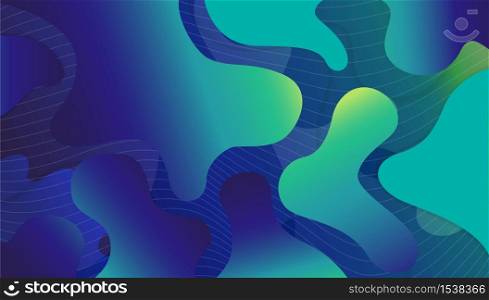 Abstract bright blue background with a gradient. Glossy contrasting background. Liquid paint circles. Beautiful simple background.. Abstract bright blue background with a gradient.