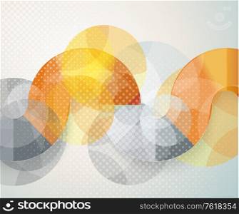 Abstract bright composition, futuristic grid background, vector.