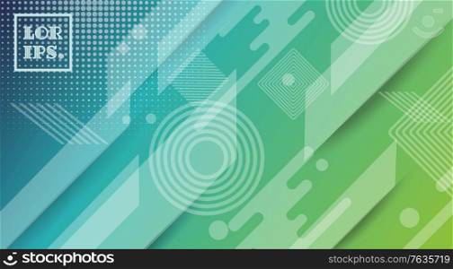 Abstract bright glass elements composition, futuristic grid background, vector.