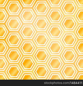 Abstract bright hexagons on white, luxury geometric seamless pattern. Abstract hexagons on white, luxury geometric seamless pattern
