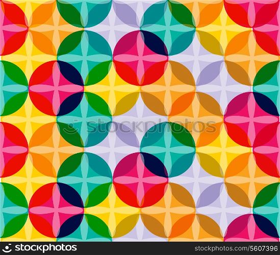 Abstract Bright Seamless Pattern Background Vector Illustration