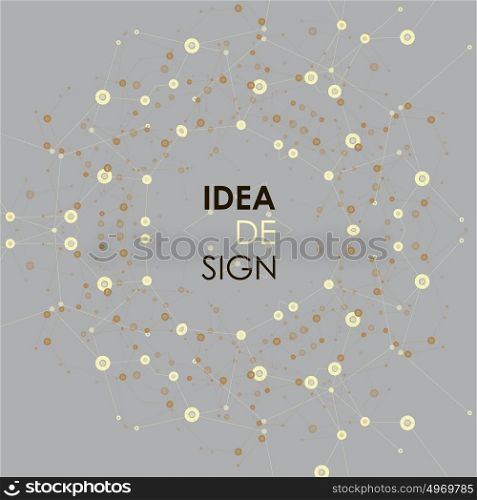 Abstract bright simple technology vector background. Connection structure. Abstract bright simple technology vector background. Connection structure.
