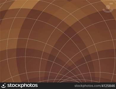 Abstract brown background with square checked pattern and copyspace