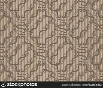 Abstract Brown Pattern With Clipping Mask