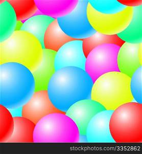 Abstract bubbles background. Seamless. Vector illustration.