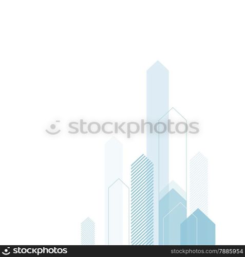 Abstract Business Background with Stylized Arrows to Up. For Cover Book, Brochure, Annual Report etc.